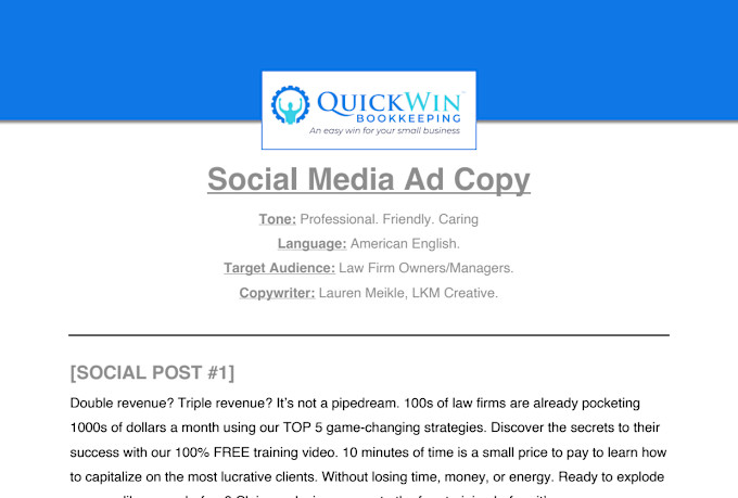 write scroll stopping social media ad copy